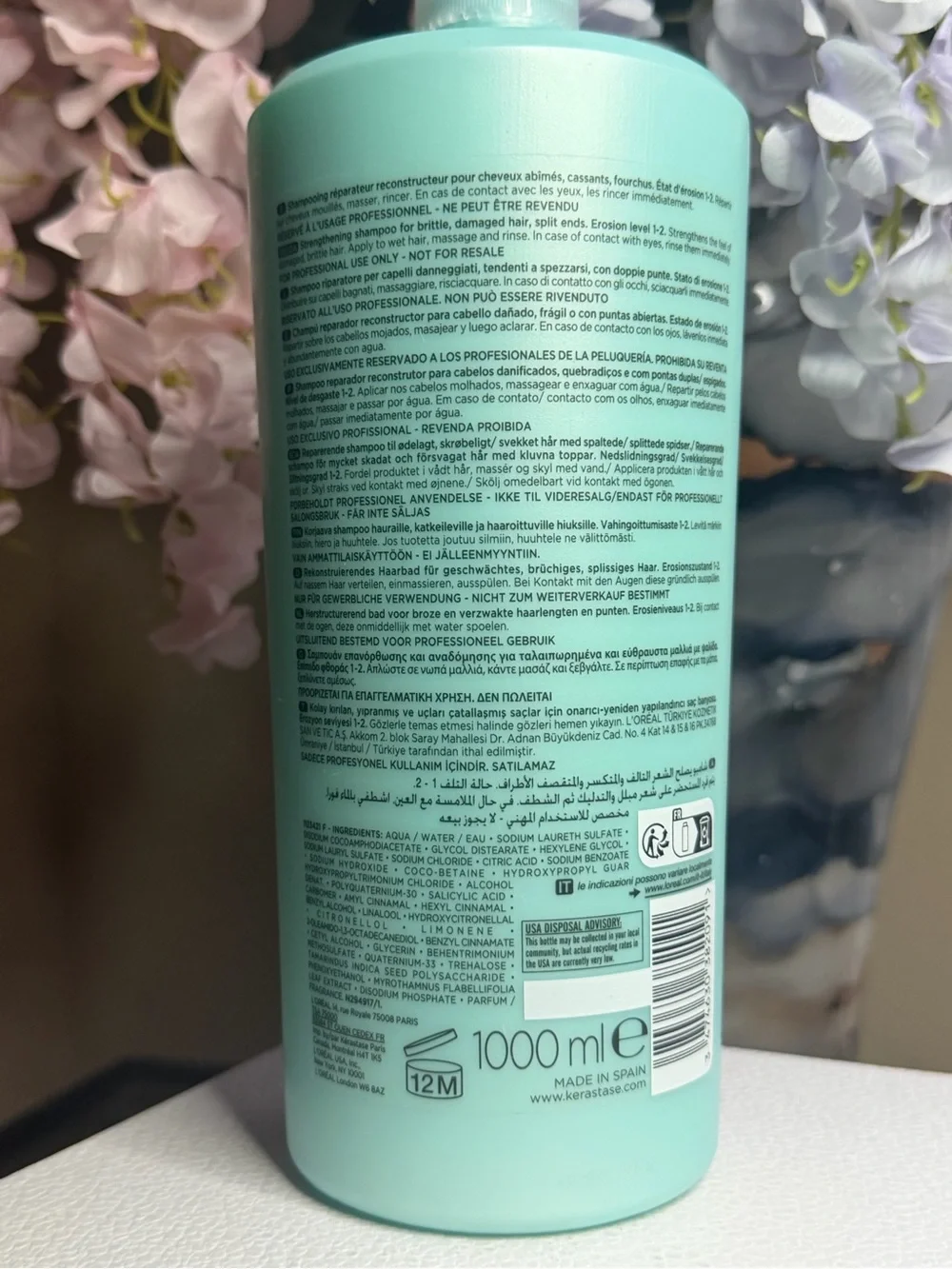 Kérastase Resistance Bain Force Architecte Strengthening Shampoo - NEW 34 Fl oz